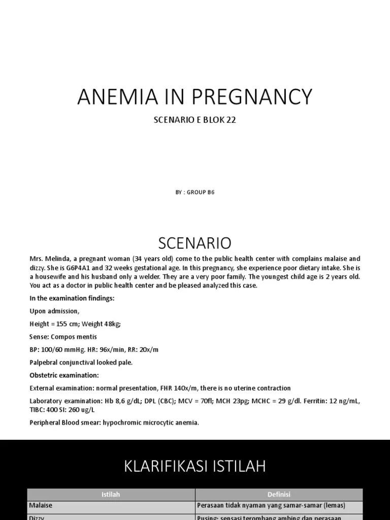 Anemia In Pregnancy | PDF | Anemia | Pregnancy