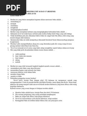 Detikcom merangkum beberapa hal yang sering membuat netizen penasaran lengkap dengan jawabannya di sini. Soal Resensi