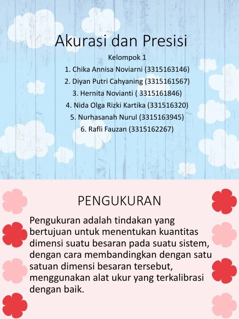 Akurasidan Presisi | PDF