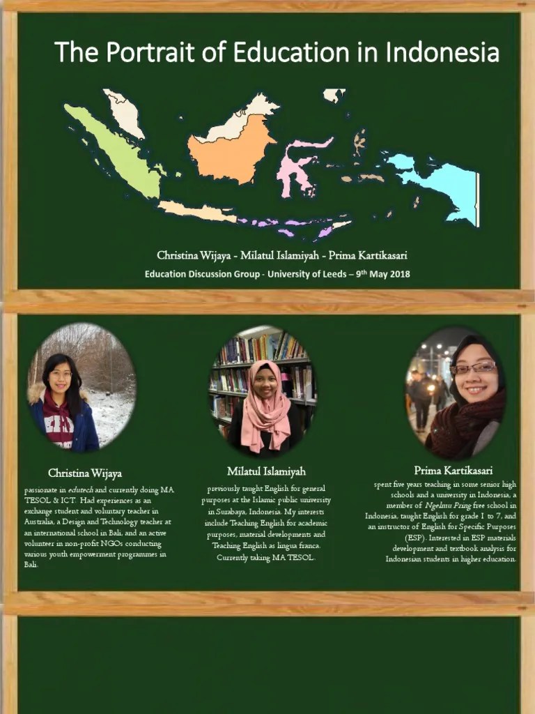 The Portrait Of Education In Indonesia | PDF | Educational Technology | Indonesia