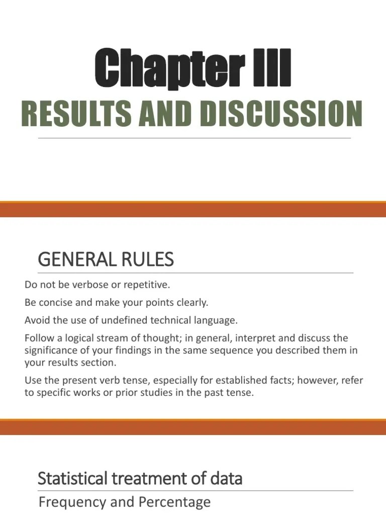 Chapter III Results And Discussion | PDF | P Value | Statistical Analysis