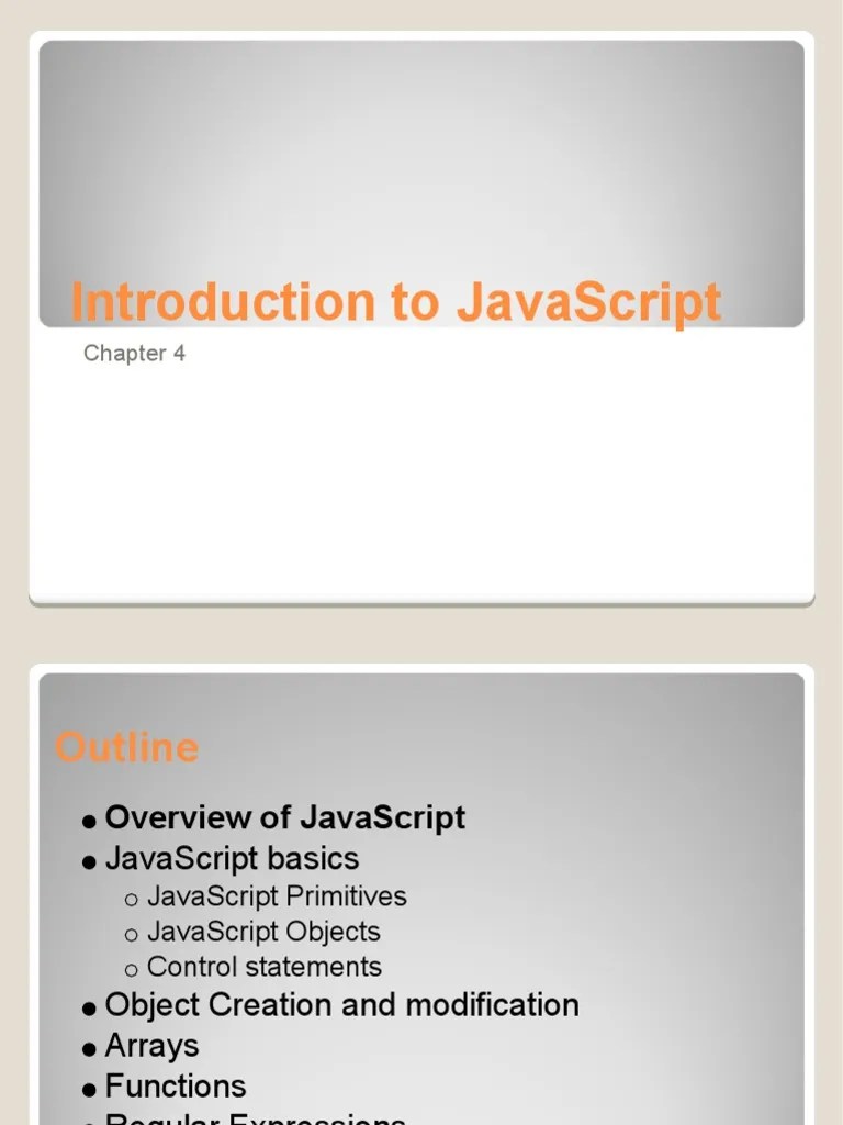 JS Part1 | PDF | Java Script | Data Type