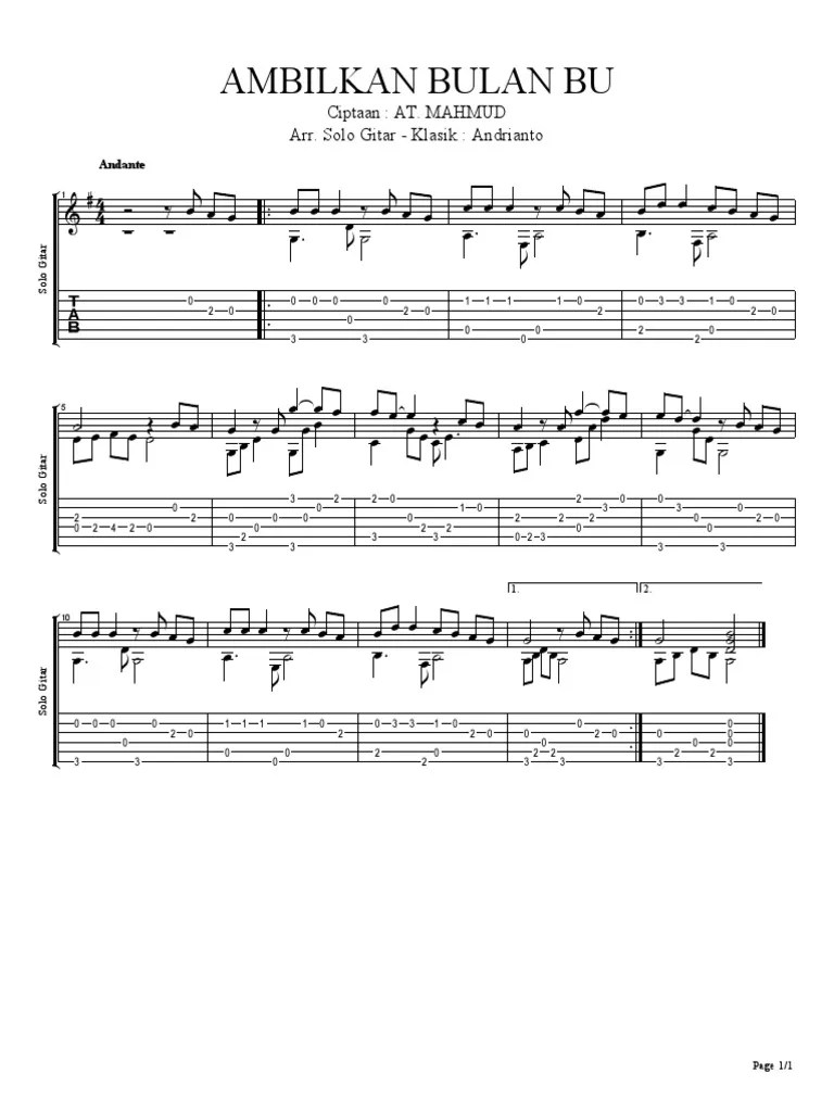 Ambilkan Bulan Bu Not – Belajar