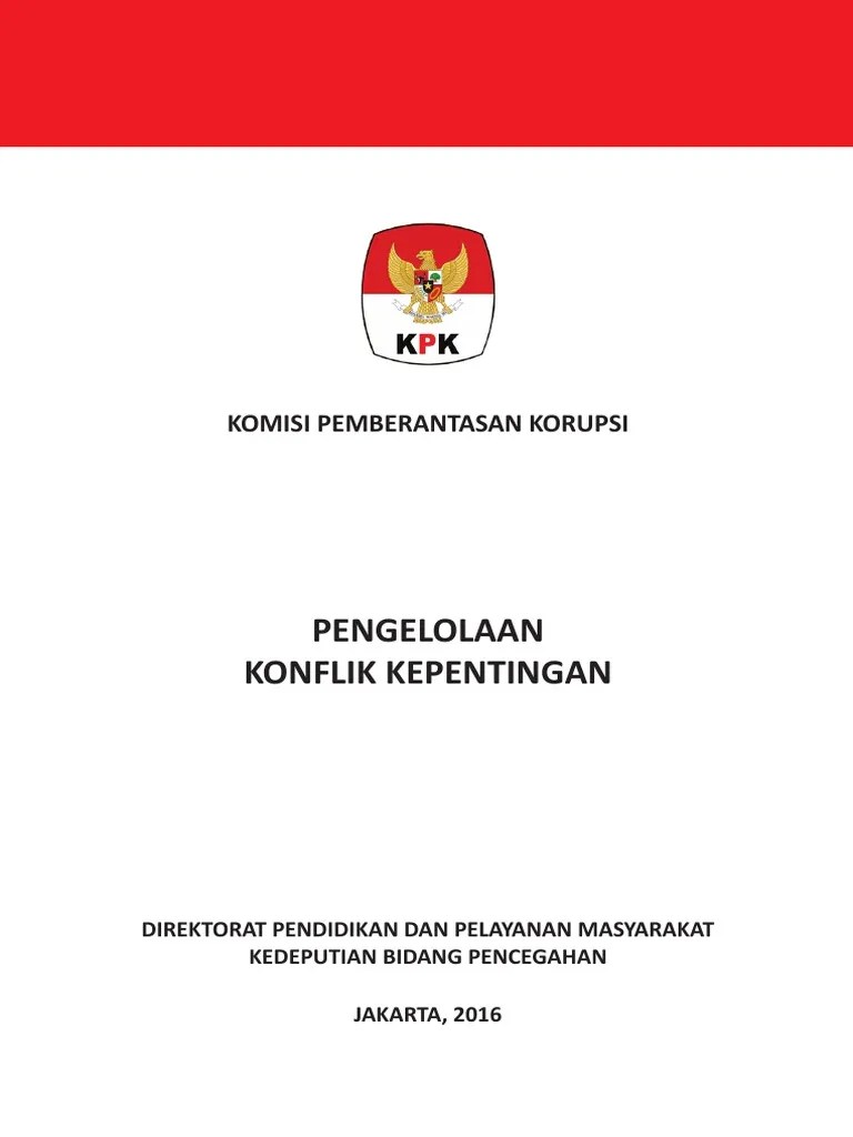 Modul 7 Pengelolaan Konflik Kepentingan PDF | PDF
