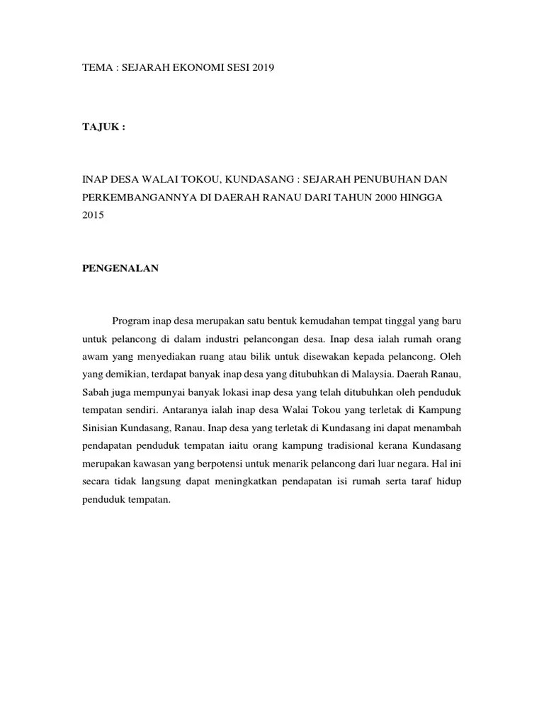 Kaedah yang digunakan dalam kajian ini adalah kualitatif (temubual) dan. Cadangan Kajian Kerja Kursus Sejarah Pdf