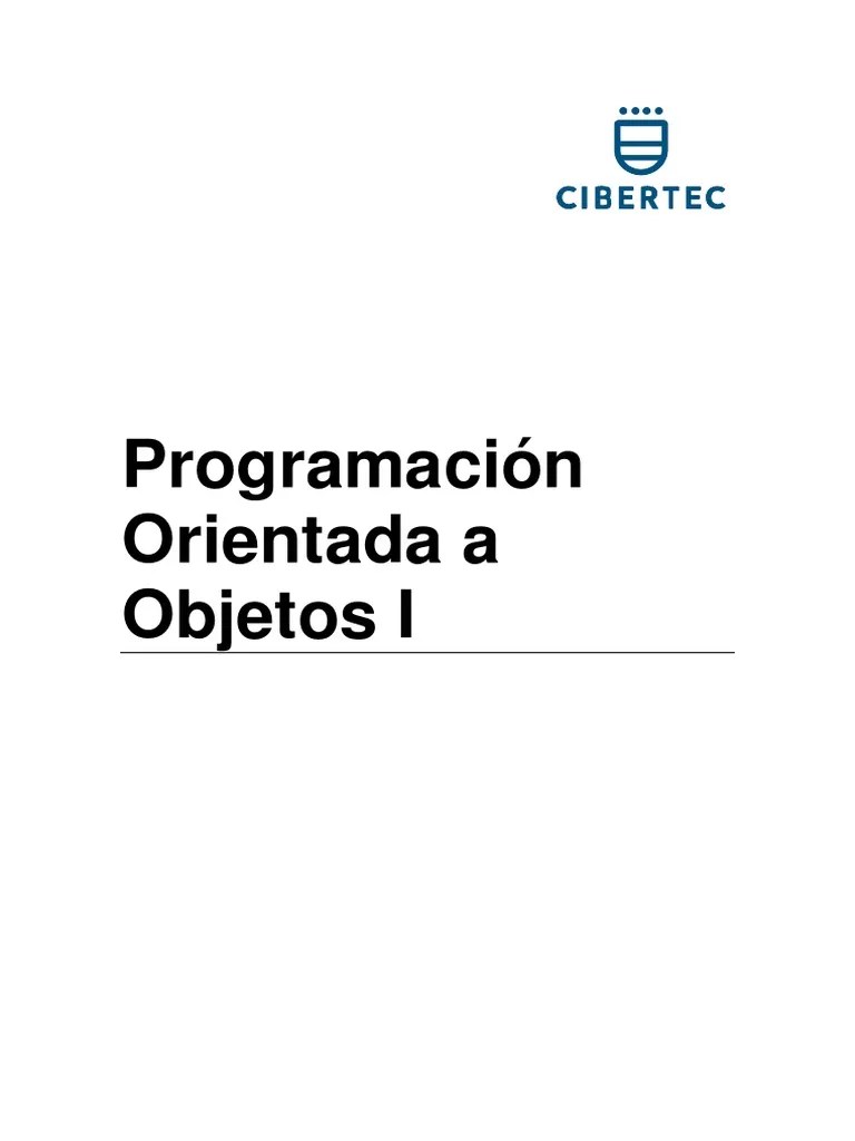 Manual Programacion Orientada A Objetos I PDF | PDF | .NET Framework ...