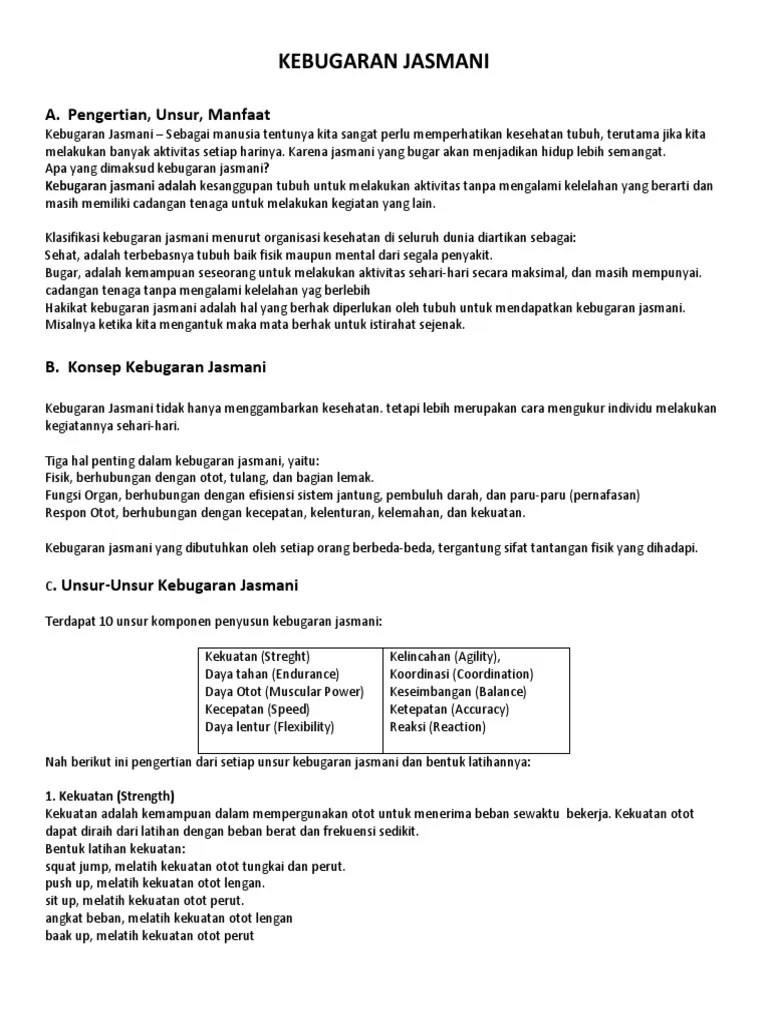 Buatlah analisis data dari masalah keperawatan di atas ! Kebugaran Jasmani Lengkap Pdf