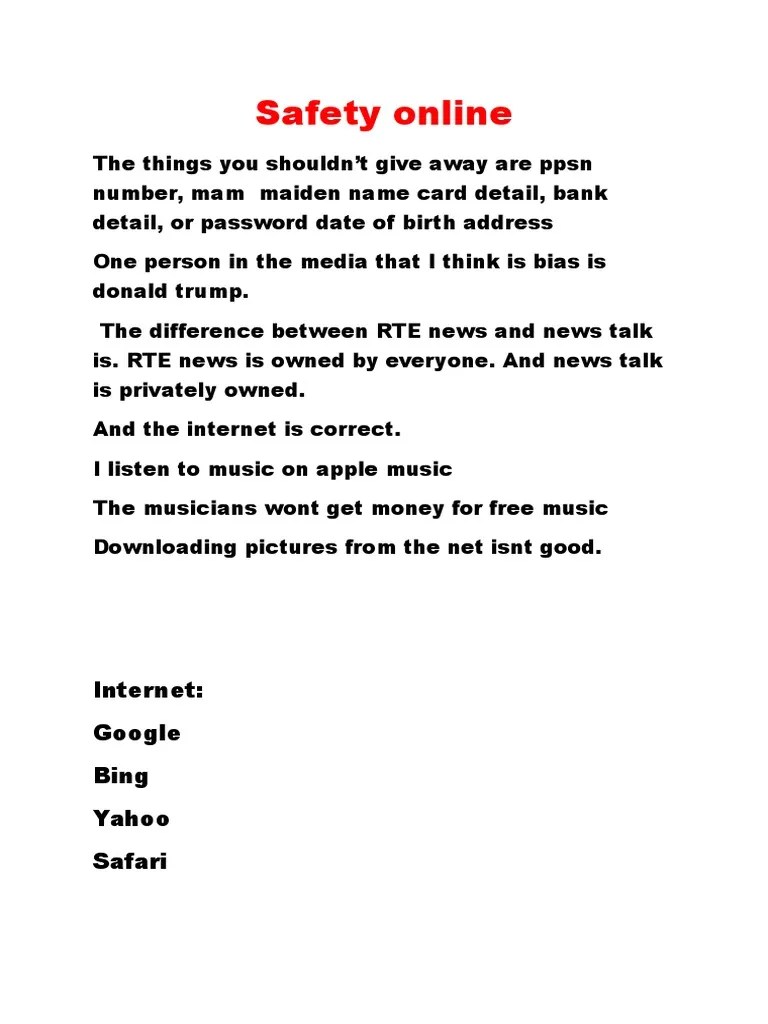 Safety Online11 | PDF