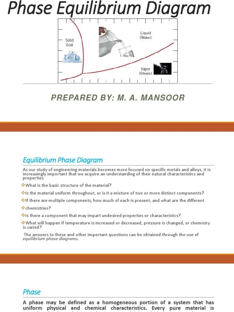 Lecture No. 5 Phase Diagram | PDF | Phase (Matter) | Phase Diagram