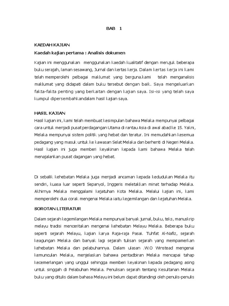 Sejarah Melayu Melaka | PDF