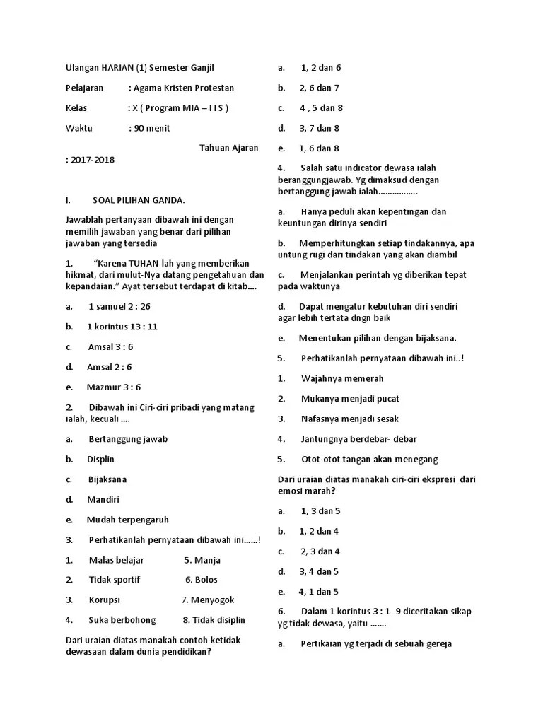 Yang 0.998217711968781 dan 1.27281754304555 di 1.40586624720146 itu 1.60605525635212 dengan 1.92694315549759 ini 2.04249539860528 untuk 2.05573034539414 dari 2.09959237384937 dalam 2.11677996685297 tidak 2.11939383059724 akan 2.4399120190214 pada 2.62667215573031 juga 2.67282100848081 ke 2.72775139713067 karena … Soal Contoh Ulangan Harian Semester Agama Kristen Kelas X Pdf