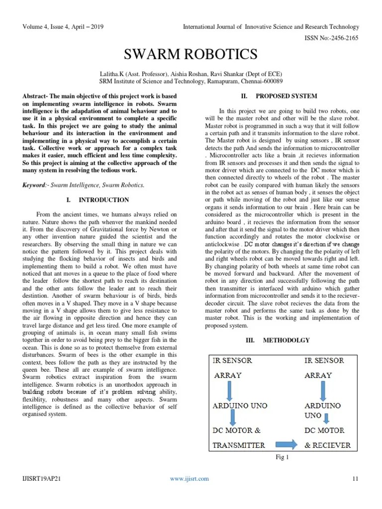 Swarm Robotics | PDF | Robot | Robotics