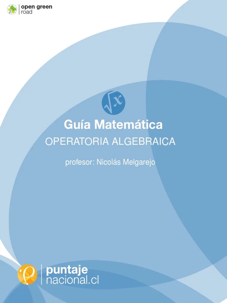 MATEMATICA Algebra PDF | PDF | Multiplicación | Soporte