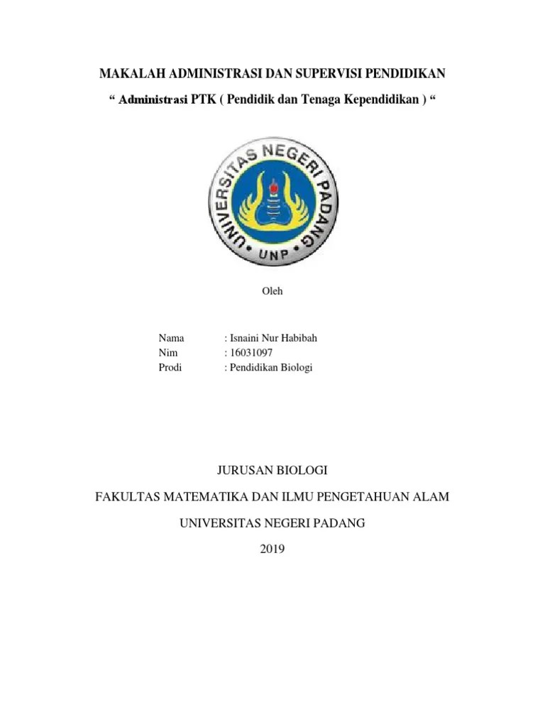 Administrasi PTK | PDF