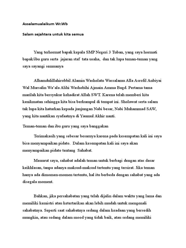 Menelaah Pidato | PDF