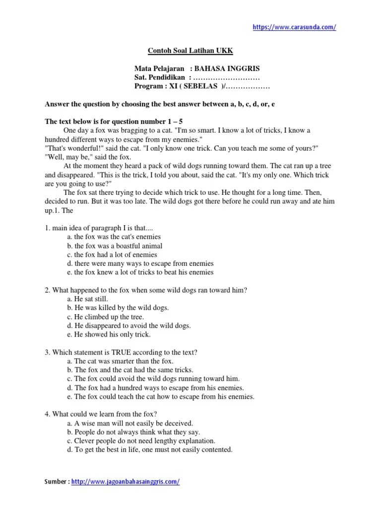 Contoh Soal Sinonim Dalam Bahasa Inggris Berbagi Contoh Soal Cute766