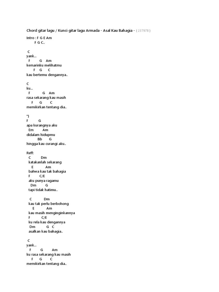 Asal Kau Bahagia | PDF