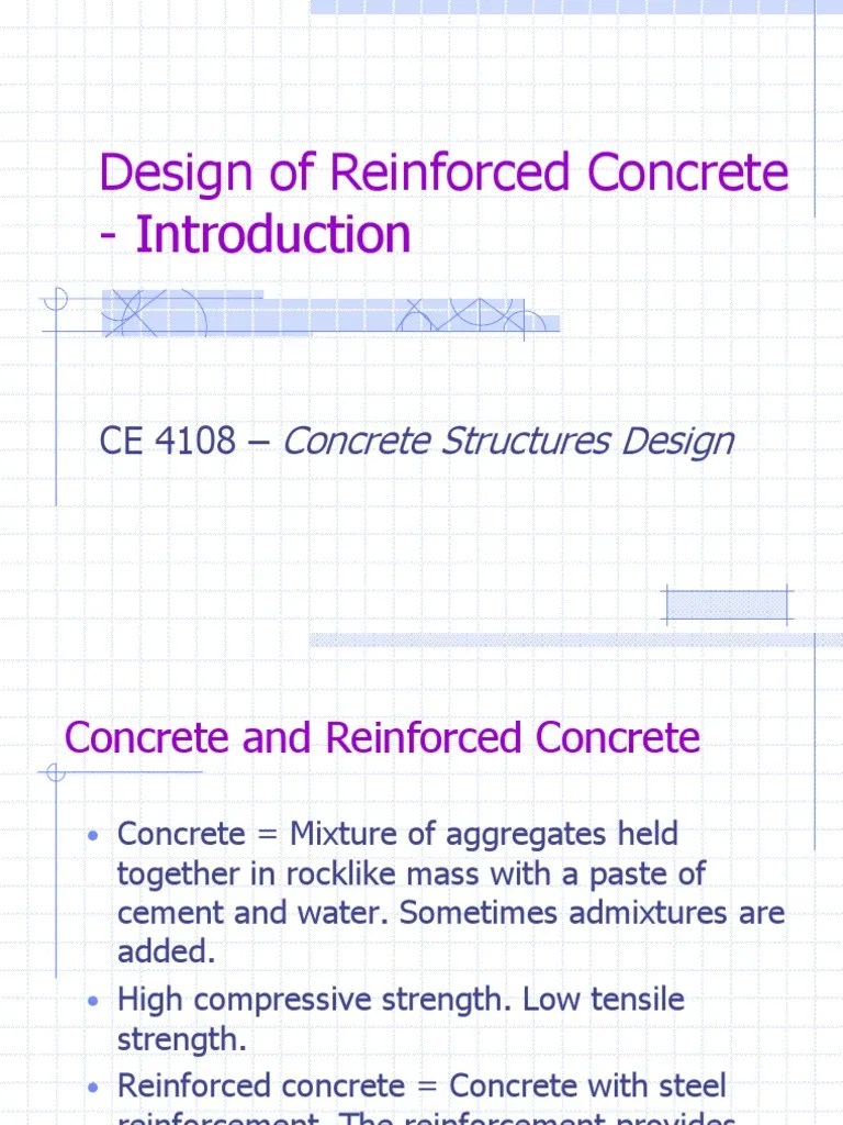 Reinforced Concrete Design Lecture 1 2 Pdf Reinforced Concrete - Best Nature Arts in Ultra HD