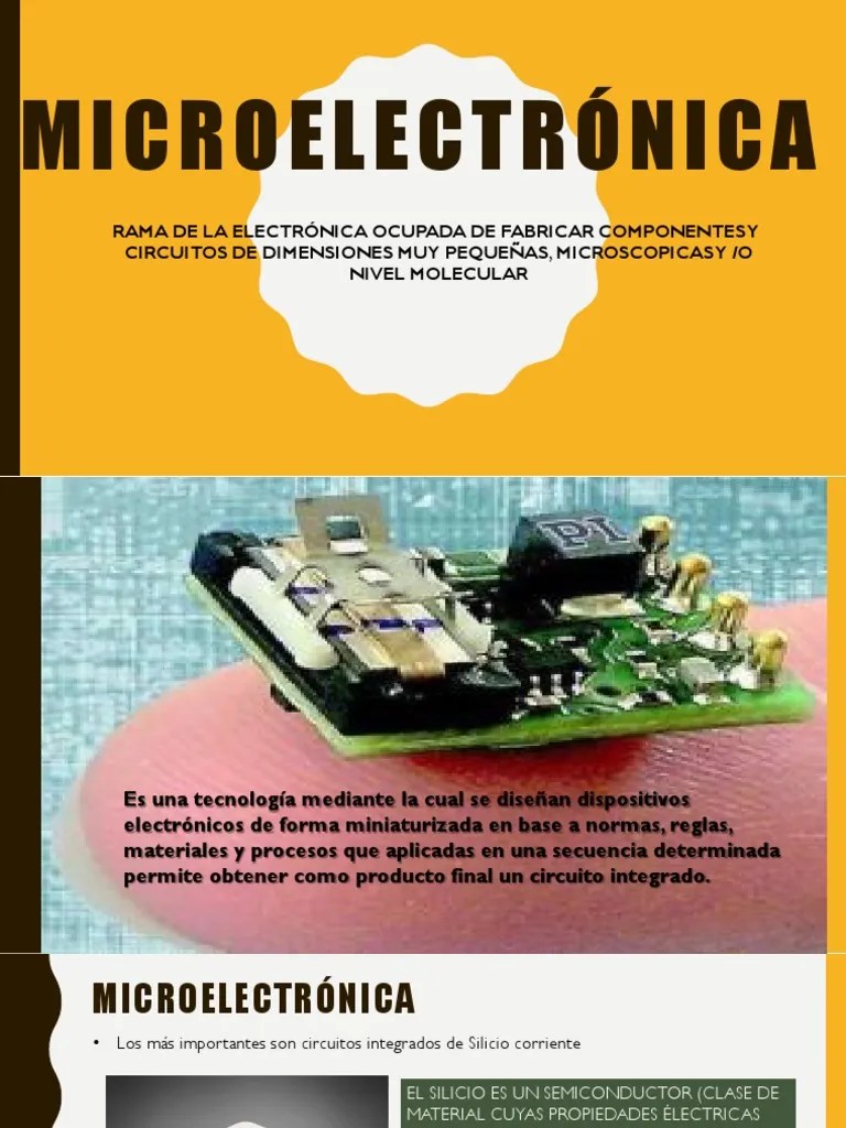 Microelectronica | PDF | Circuito Integrado | Electrónica
