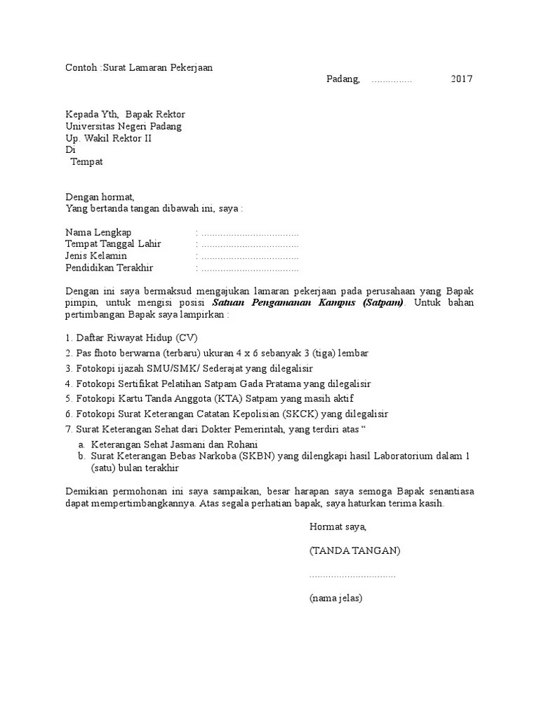 Lamaran pssb jalur akademik yth. Cons Sppd Pdf