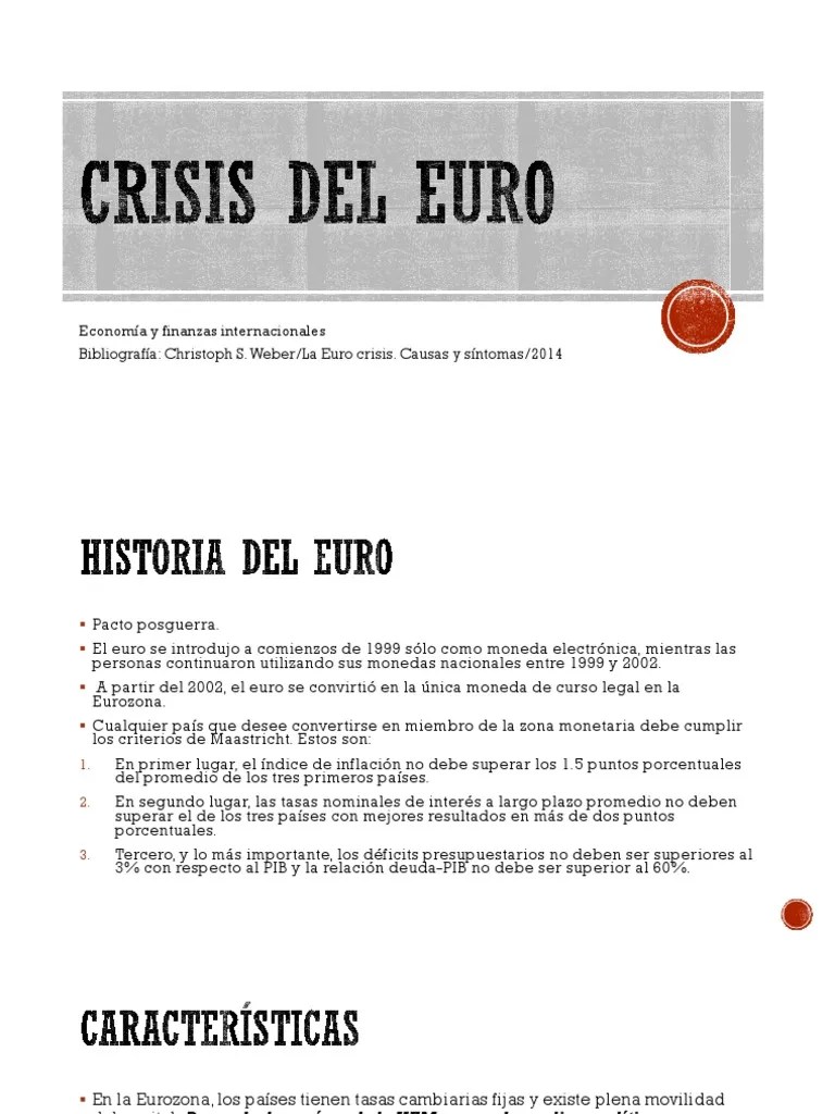 Crisis Del Euro | PDF | Crisis De La Deuda Europea | Euro