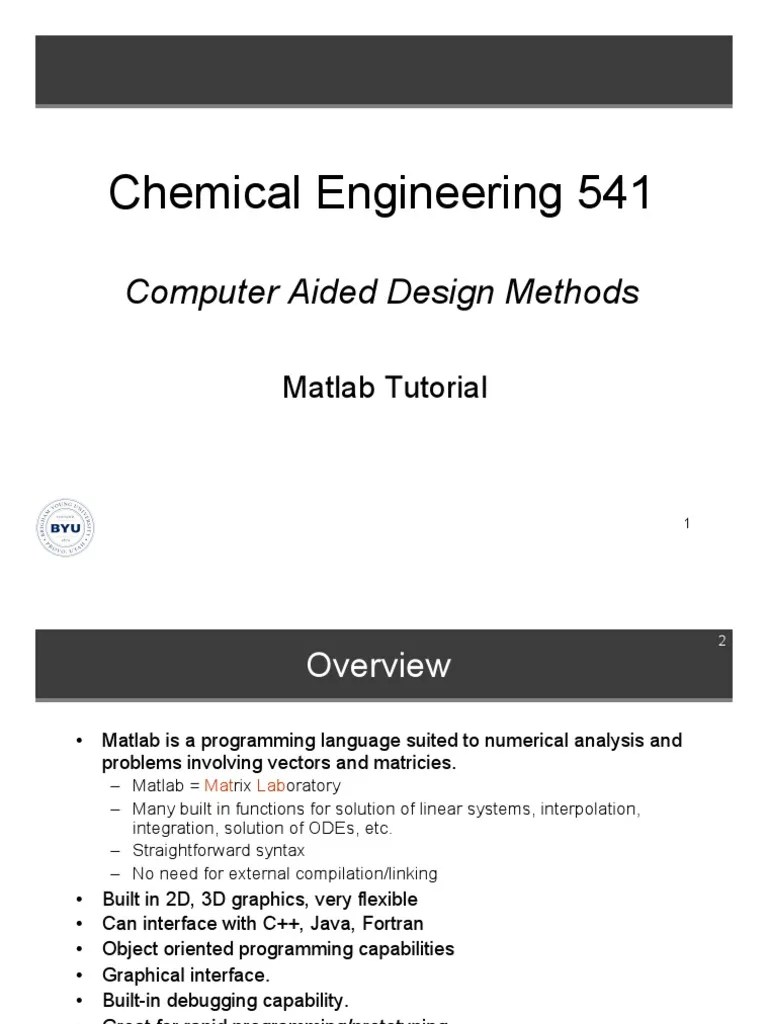 Matlab Tutorial | PDF | Matlab | Matrix (Mathematics)