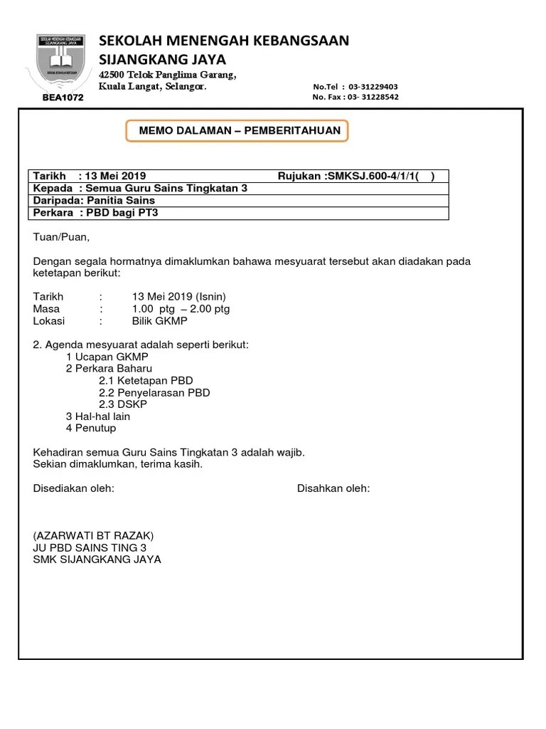 2021 persatuan penolong perancang bandar dan desa malaysia. Memo Pbd 2019 Pdf