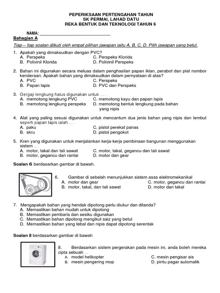 Alatan tangan online worksheet for 6. Soalan Rbt Tahun 6 Mauricectz