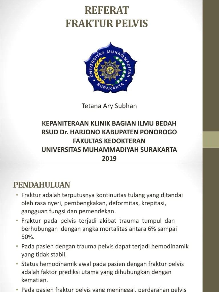 Fraktur Pelvis | PDF