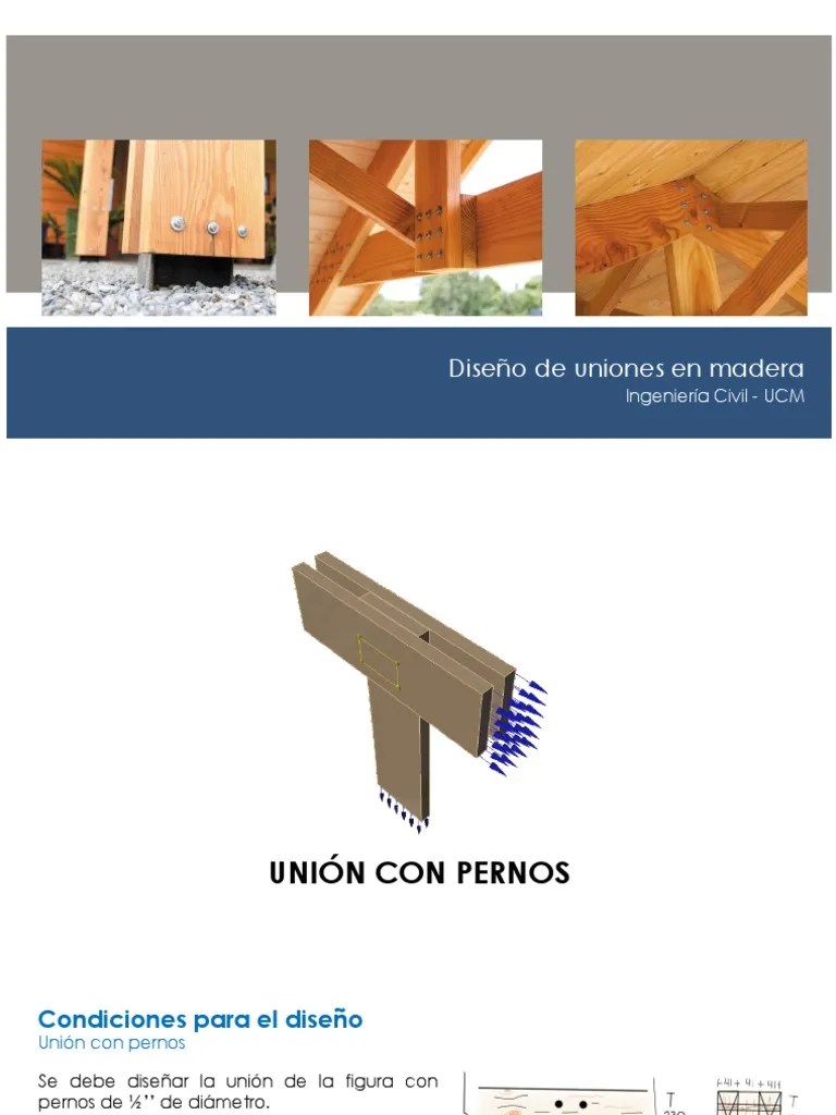 Ejemplos De Calculo Madera Braguero Madera