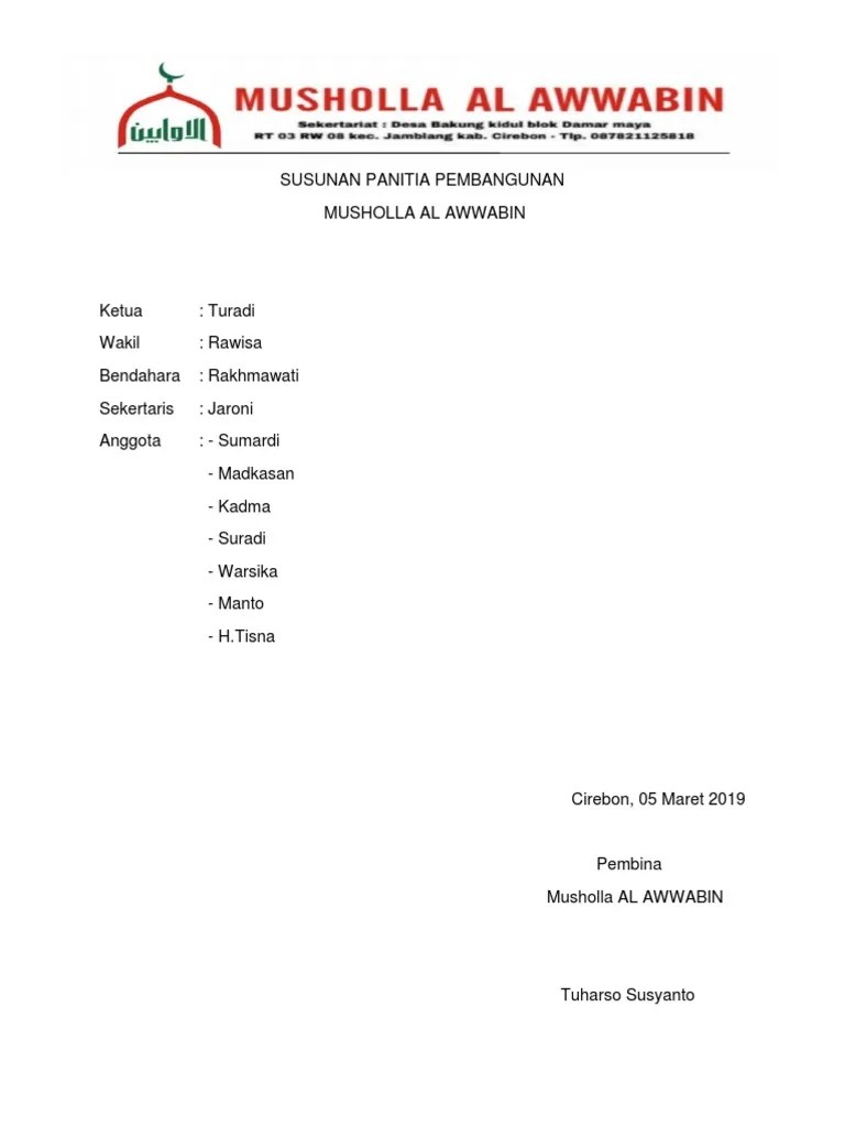 Contoh Surat Masjid Pdf Contoh Formulir SKUMPTK Format Word Gratis - File Terbaru COVER SKUM-PTK 2 43 1 15 Contoh dan Format Surat Legalitas Kerja Format Word.