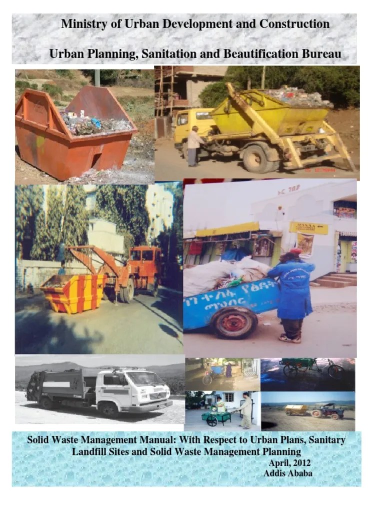 Solid Waste Management Manual PDF | PDF | Waste Management | Municipal ...