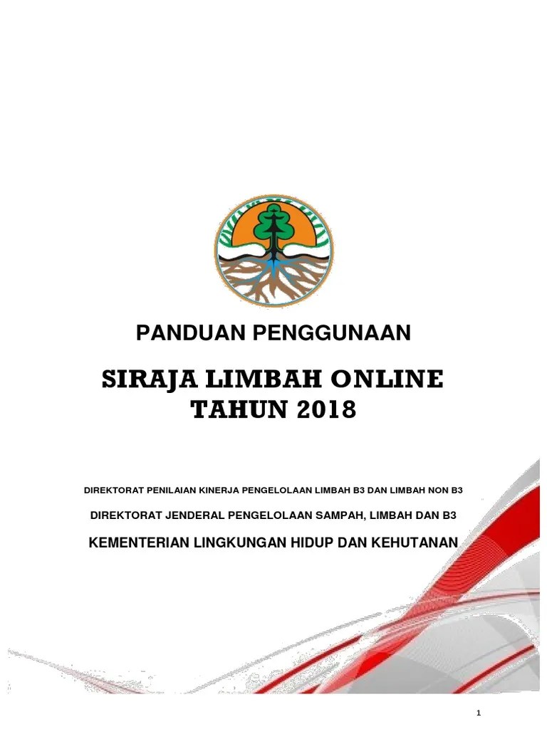 Panduan Penggunaan Siraja Limbah | PDF