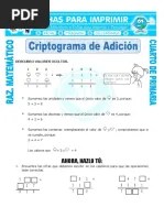To revisit this article, select. Criptograma De Adicion Para Quinto De Primaria Pdf Aritmetica Ensenanza De Matematica
