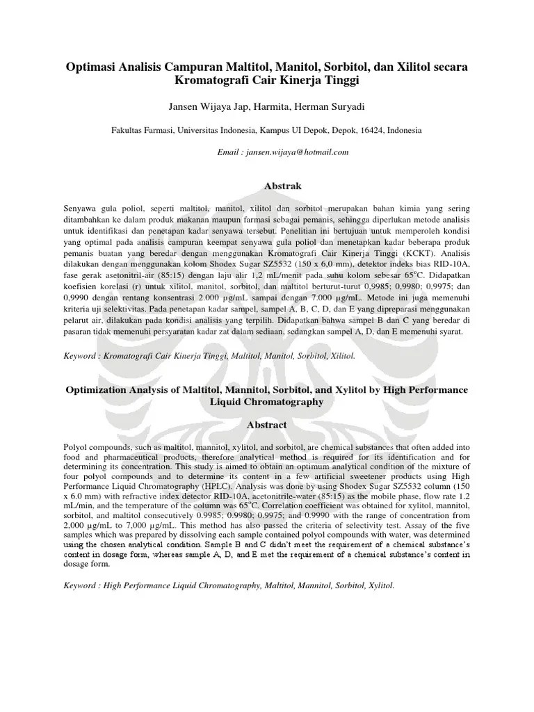 Analisa Vitamin | PDF