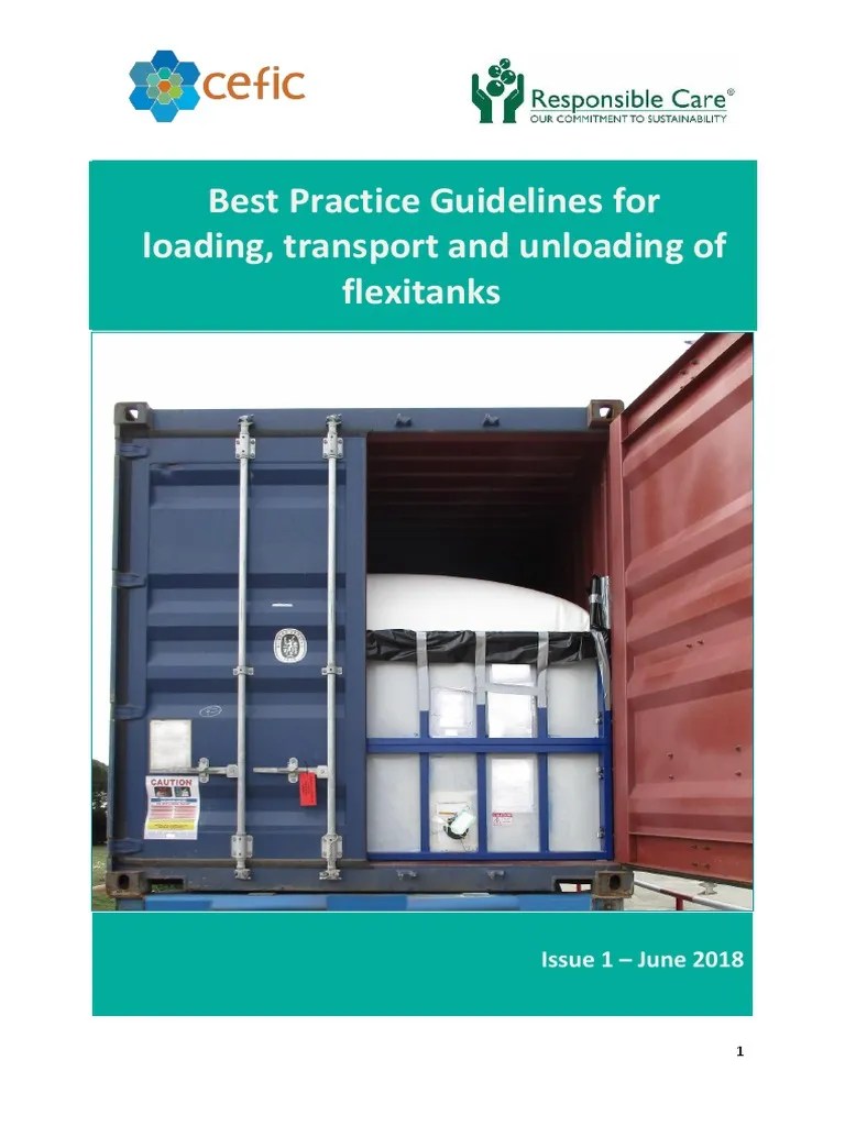 BestPracticeGuidelines For Loading Transport And Unloading Of Flexitank ...