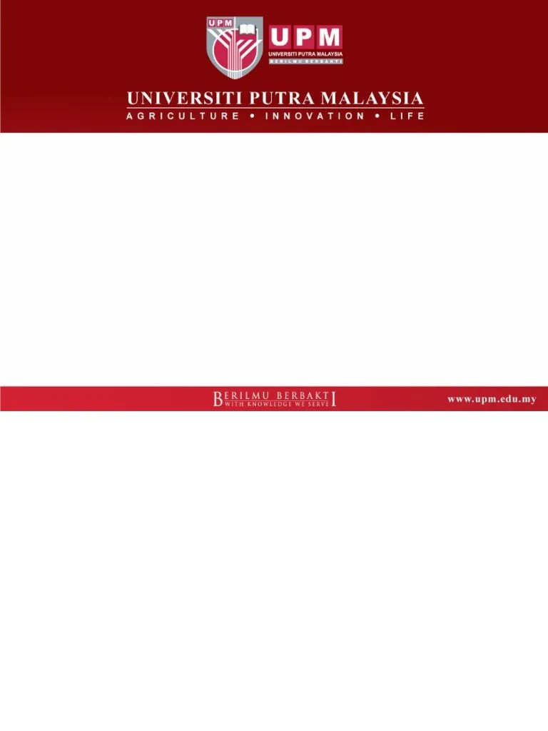 Contoh Template Upm Ppt