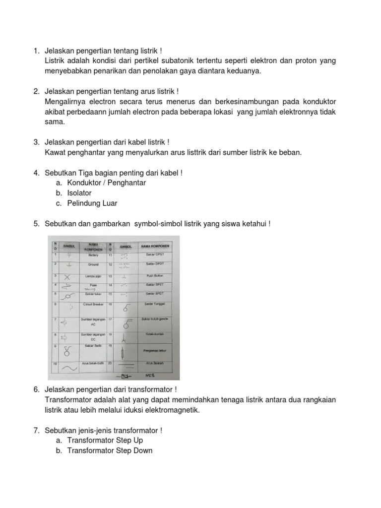 Soal Teknik Dasar Listrik | PDF