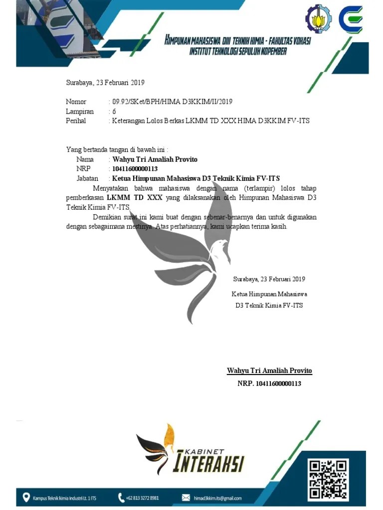 Pengumuman Lolos Berkas | PDF