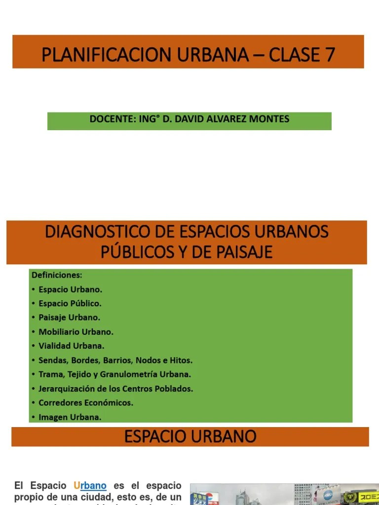 Planificacion Urbana - Clase 7 | PDF | Área Urbana | Ciudad