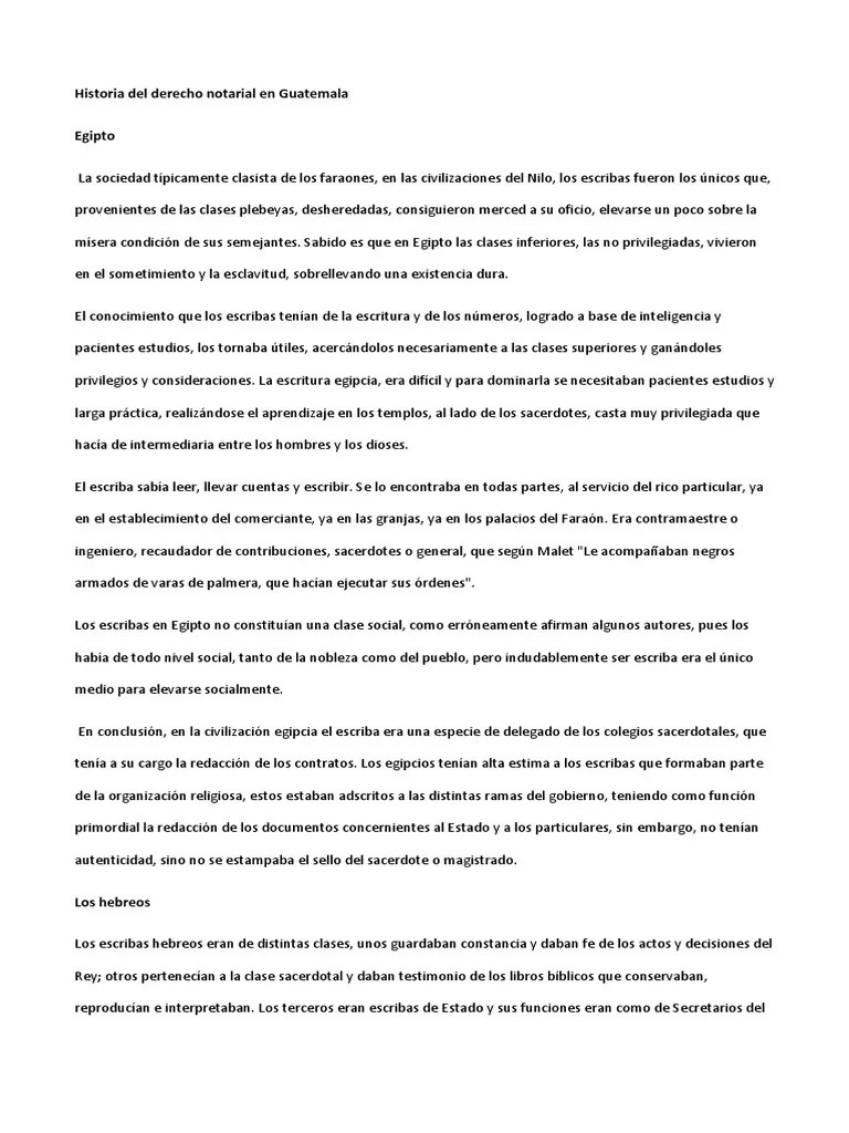 Historia Del Derecho Notariado En Guatemala | PDF | Guatemala | Información Del Gobierno