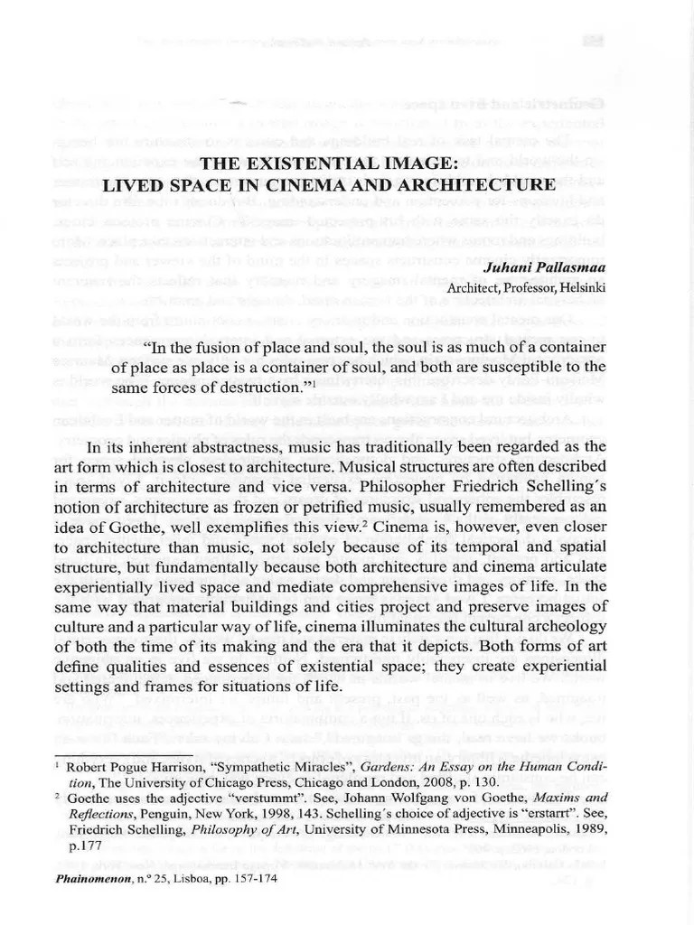 The Existential Image PDF | PDF | Phenomenology (Philosophy) | Perception