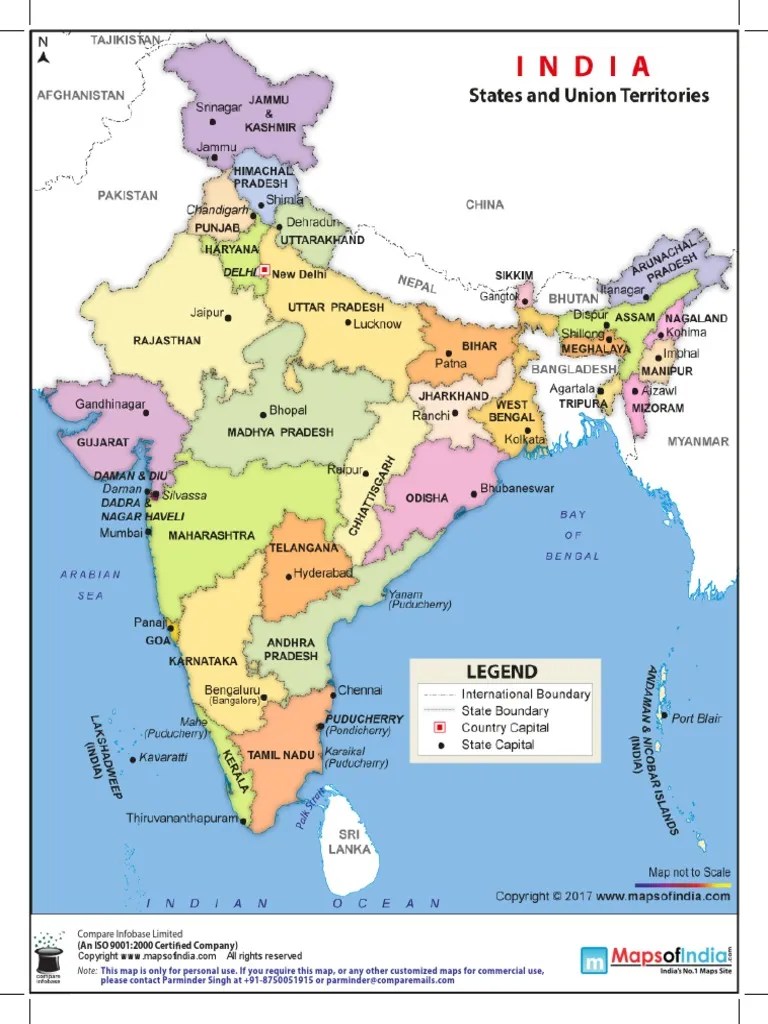 Free India Map PDF | PDF
