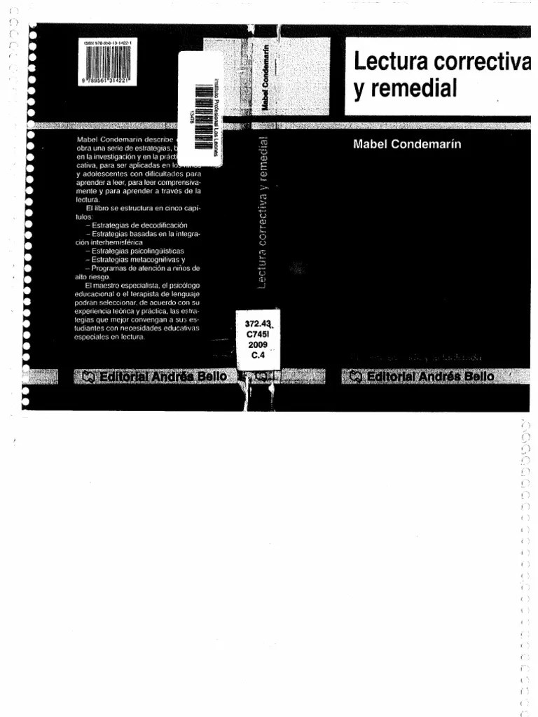 Lectura Correctiva Y Remedial 1 | PDF