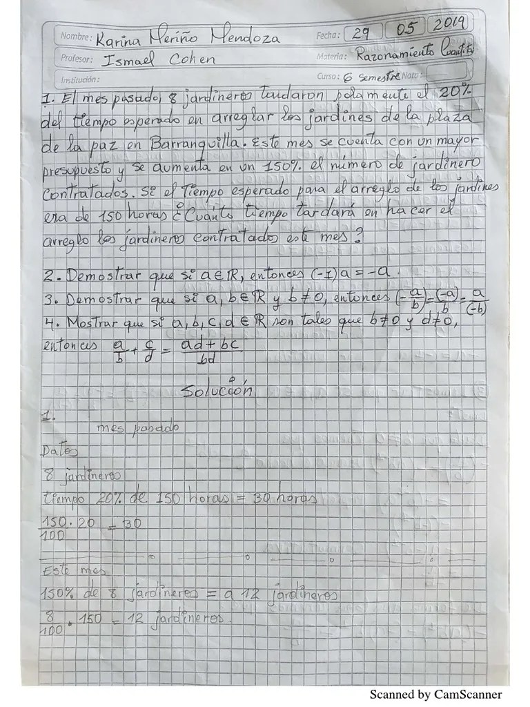 Razonamiento Cuantitativo | PDF