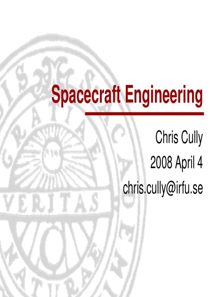 Spacecraft Design | PDF | Attitude Control | Spacecraft Propulsion