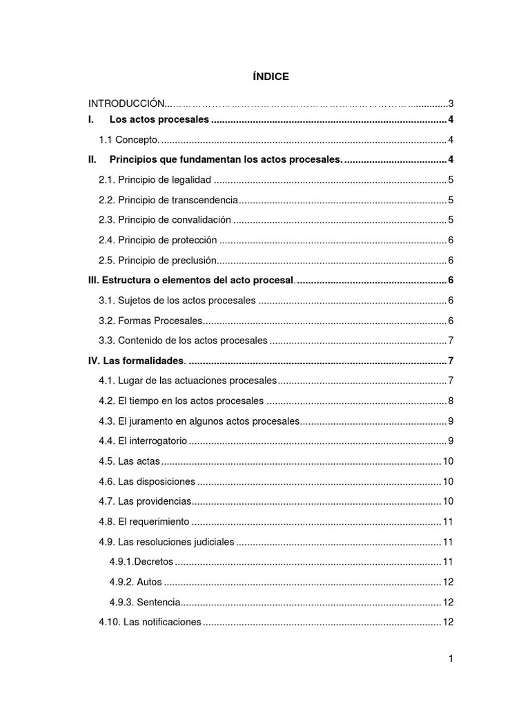 Actos Procesales | PDF | Ley Procesal | Nulo (ley)