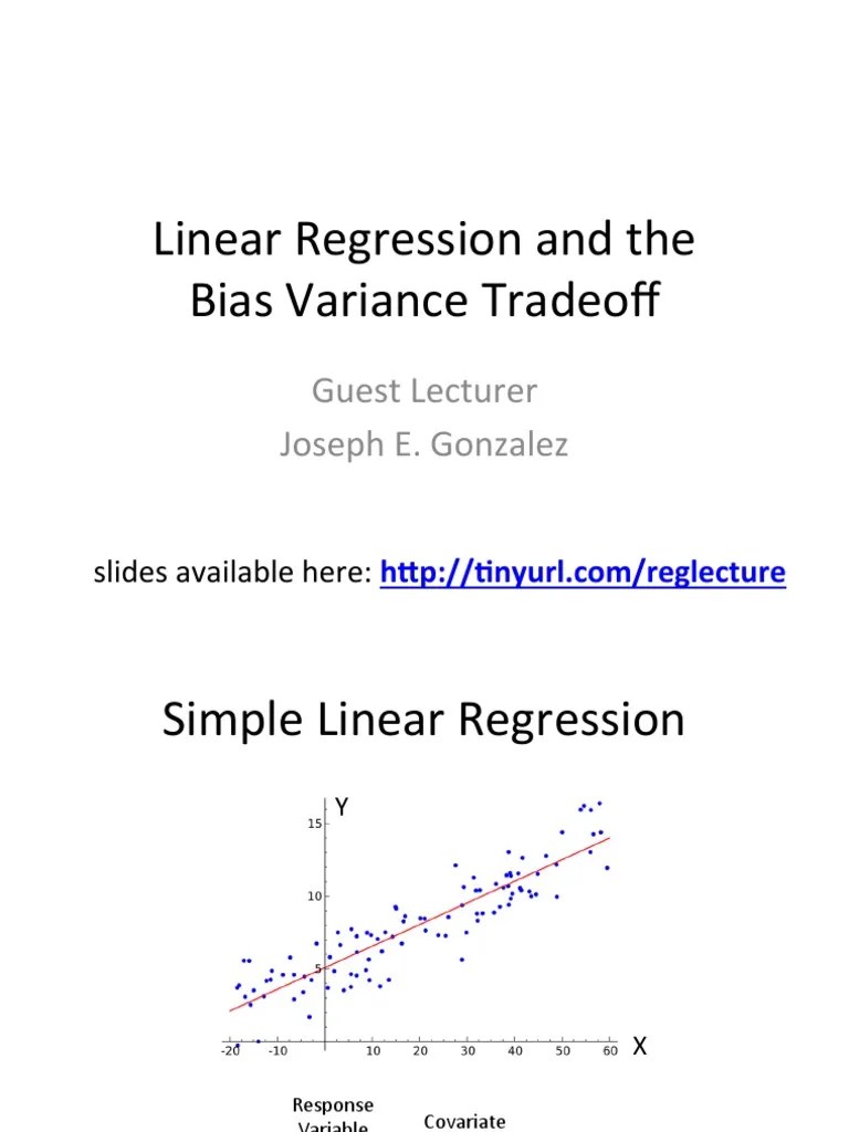 Linear Regression | PDF | Linear Regression | Bias Of An Estimator