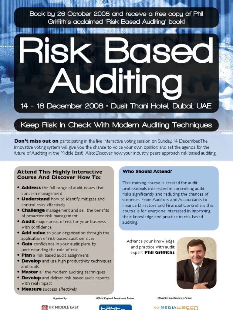 Risk Based Auditing | PDF | Risk | Internal Audit