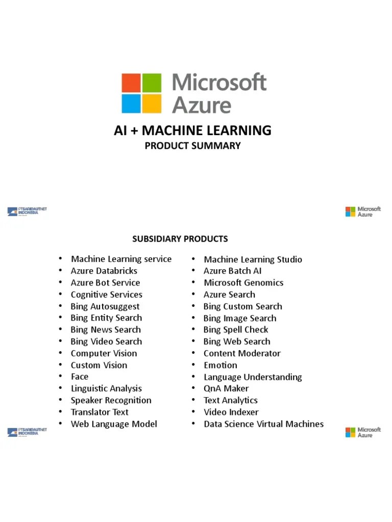 Ai & Machine Learning | Download Free PDF | Microsoft Azure | Machine Learning